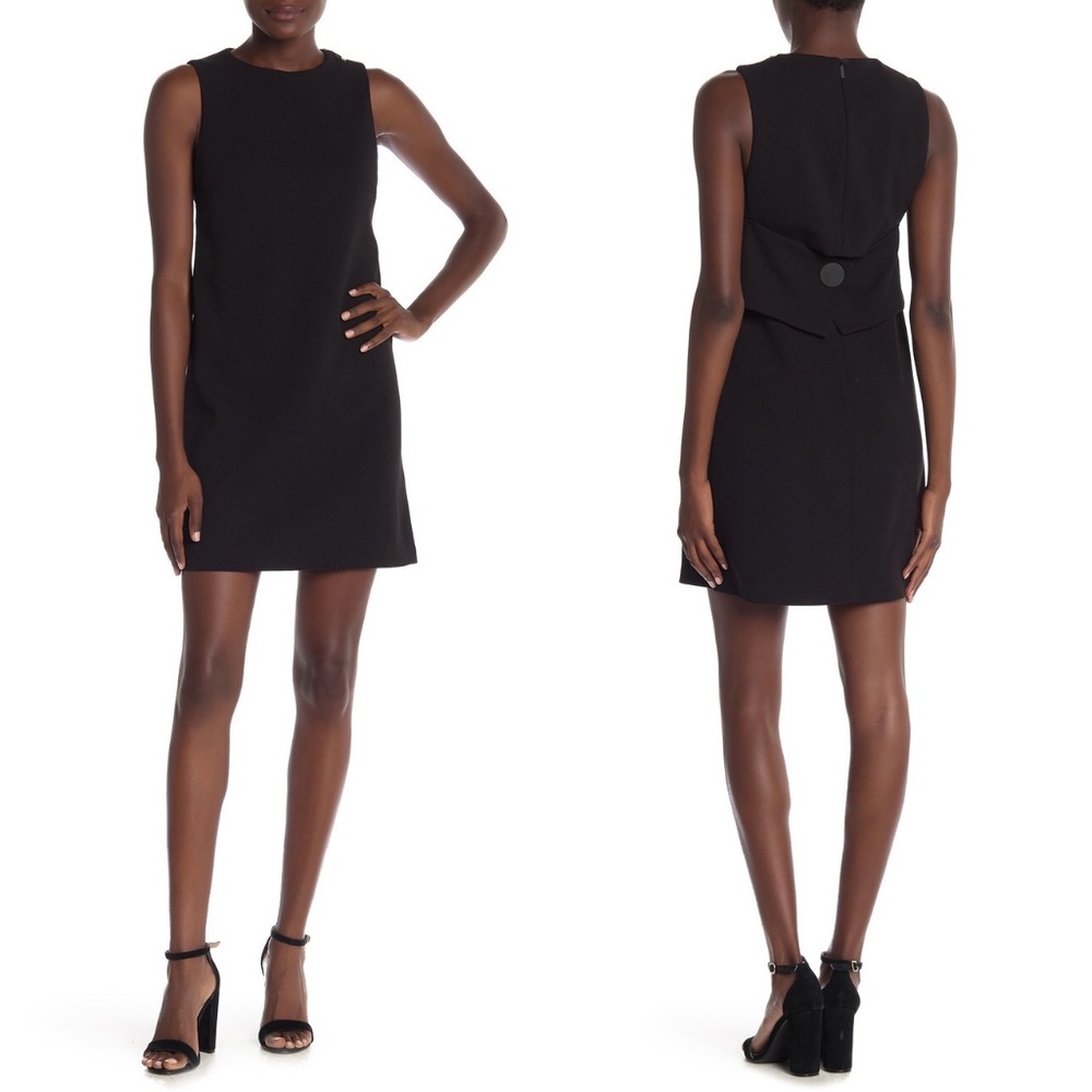 ❌SOLD❌CLEARANCE*** tibi back cutout sleeveless sheath shift dress - Picture 3 of 11